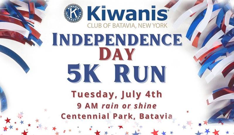 Kiwanis, 5K run, Independence Day