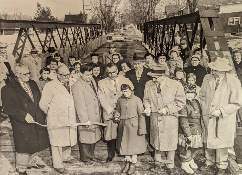 lyons street bridge 1957