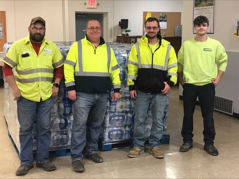 Water donation in Bethany