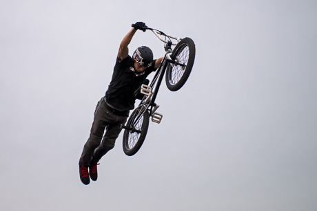 Photos: Real Encounter performs bike tricks on Center Street | The