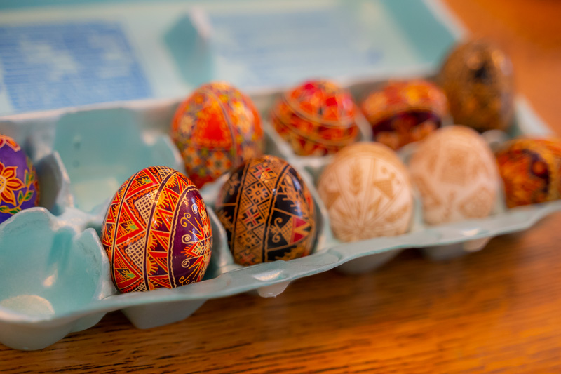 Photos Ukrainian egg decorating at GO ART! The Batavian