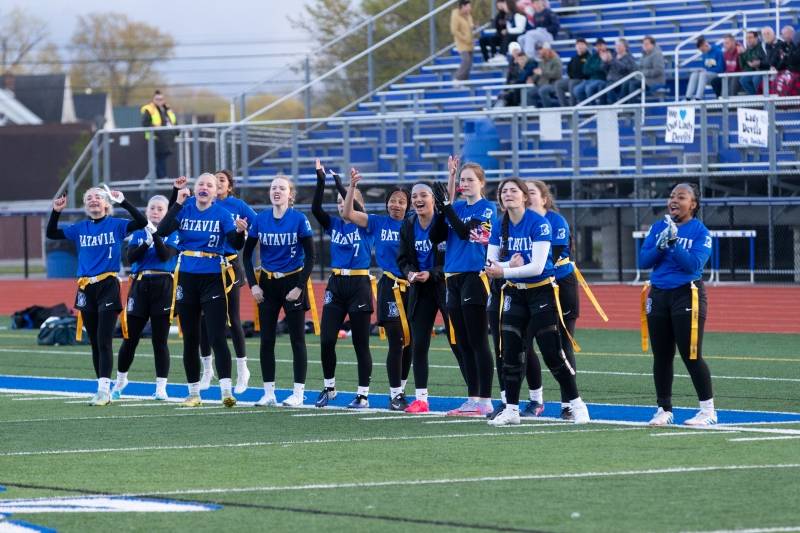 H.S. FLAG FOOTBALL: Batavia earns historic win on first-ever