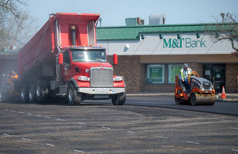 court street parking lot paving