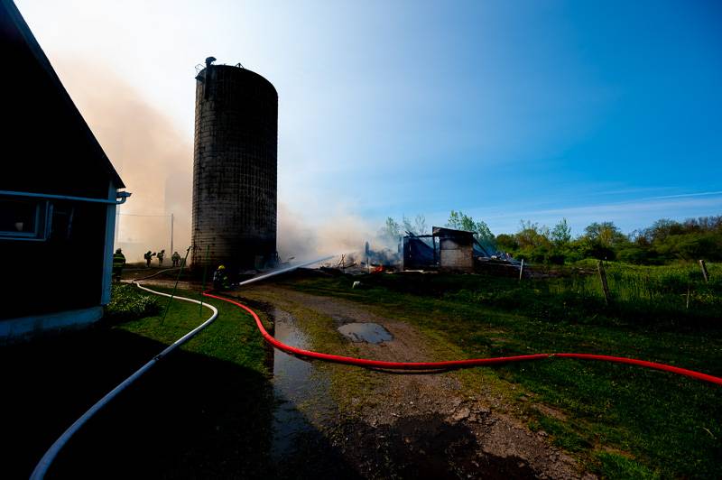 sumner road barn fire darien