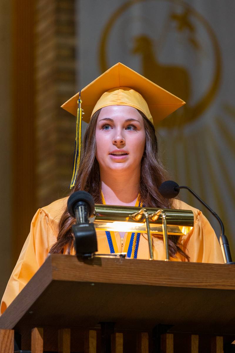 Valedictorian Brenna Mann