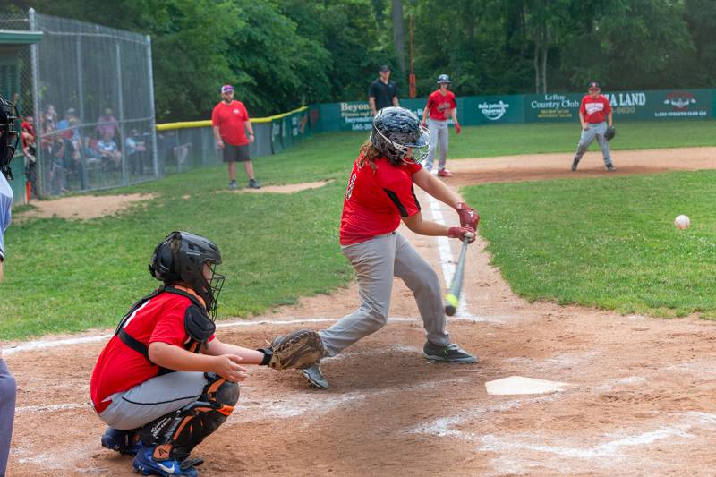 LeRoy Little League 10-12 All-Stars game vs Bolivar-Richburg  Photo by Steve Ognibene