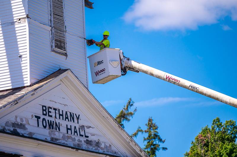 Too Expensive To Bring Up To Code Old Bethany Town Hall Demolished   Old Bethany Town Hall Demolition 2023 