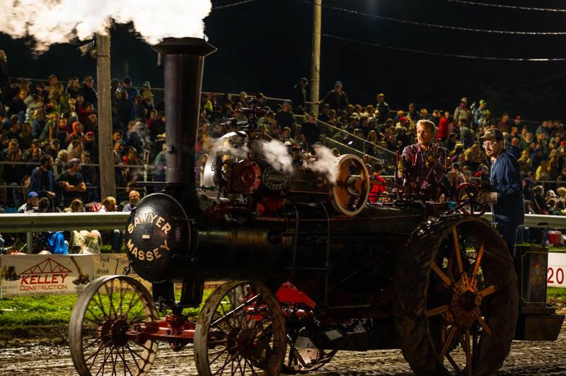 Photos Friday night tractor pulls at the Alexander Steam Show The