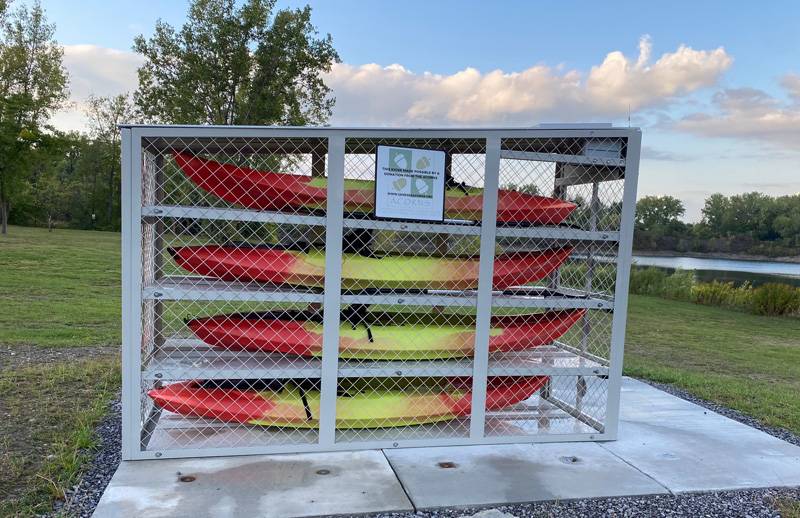 kayaks rental at DeWitt