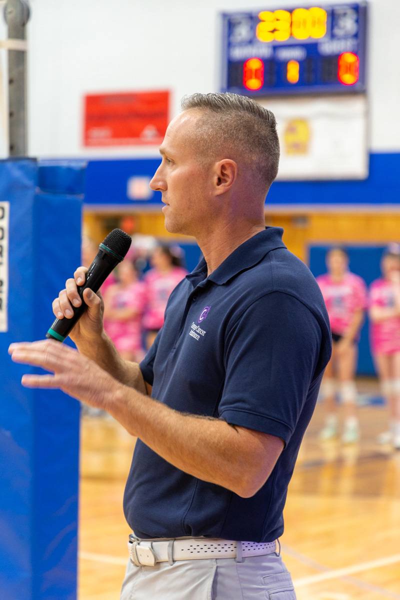 batavia hs pink game volleyball