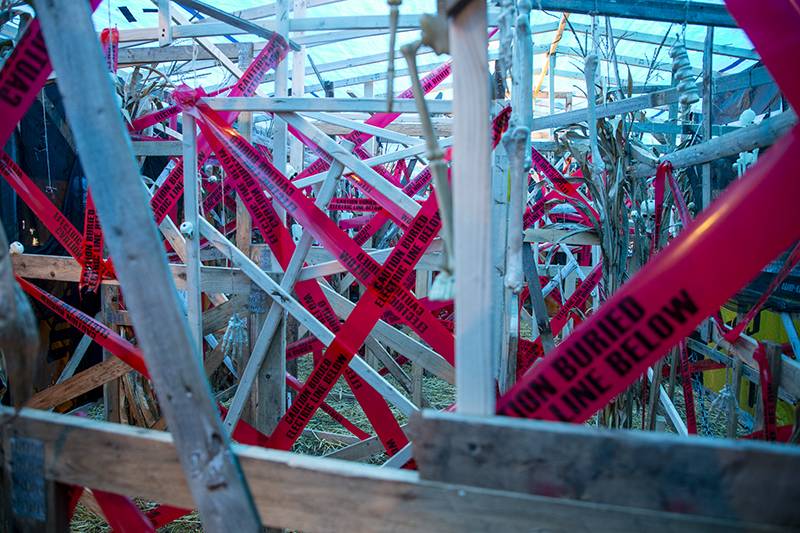 The Maze inside Nightmare on Bank St.  Photo by Steve Ognibene