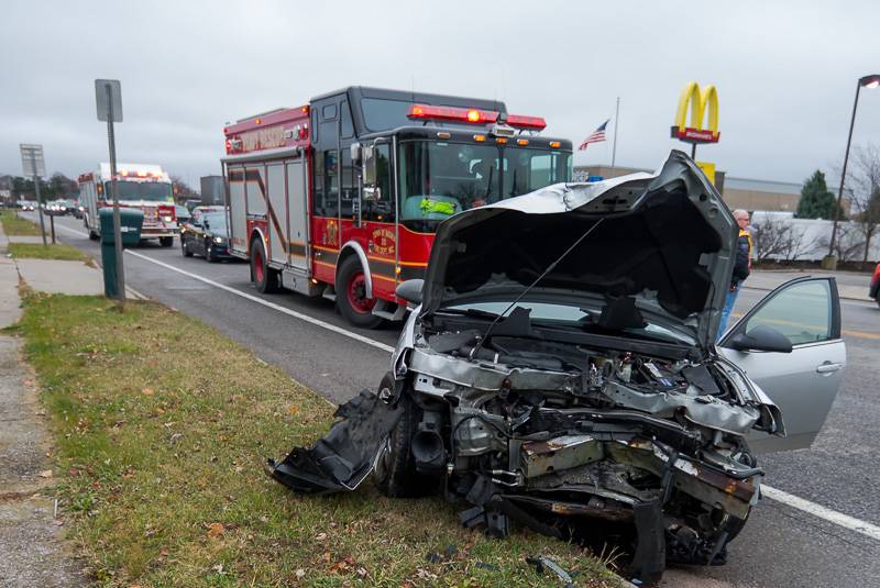 west main accident