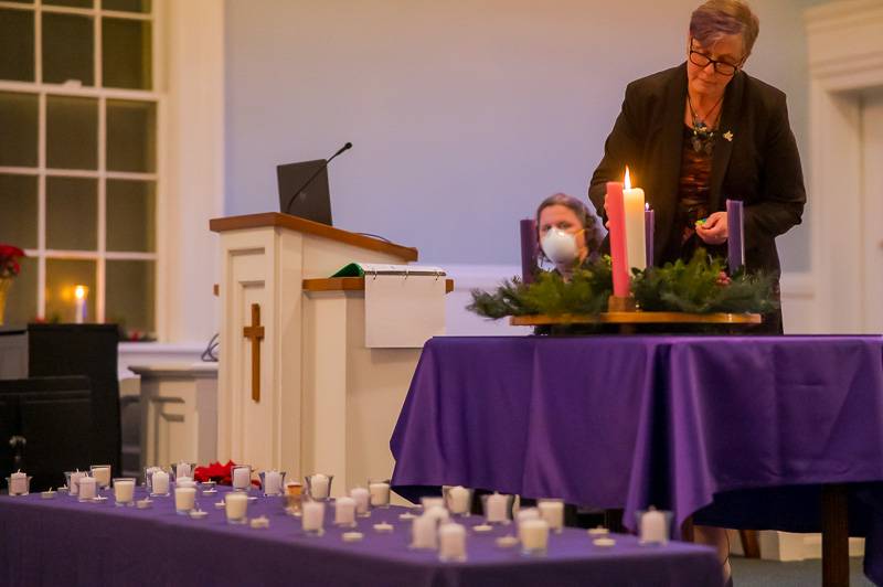 le roy First Baptist Church blue christmas