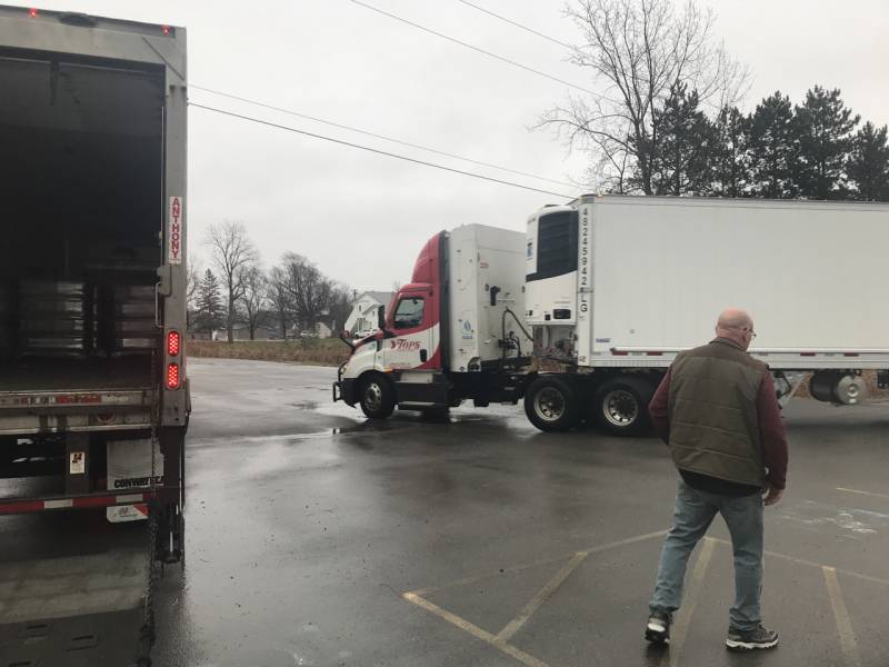 Tops delivering water to Bethany