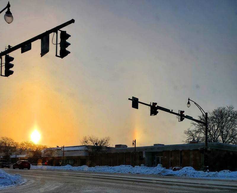 rainbow sunrise main street batavia