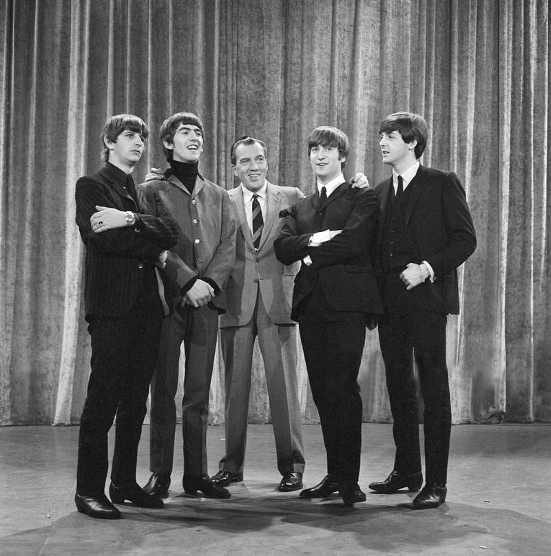 the beatles ed sullivian public domain photo