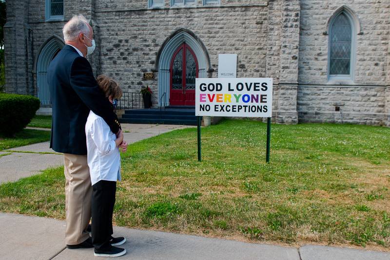 God Loves Everyone sign at BFPC