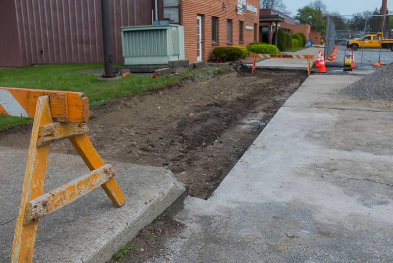 Area next to Millennium Computer being dug up