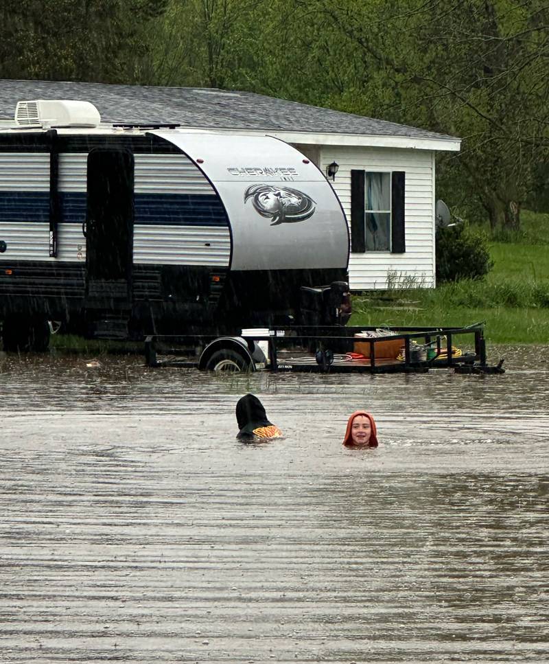 pavilion flood swim