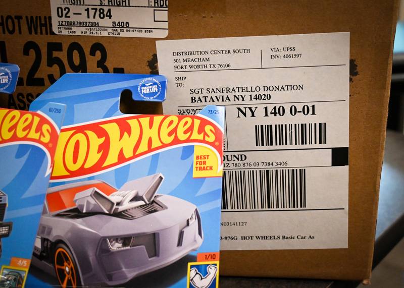 hot wheels sanfratello donation