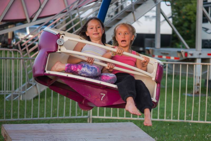 friday evening midway genesee county fair