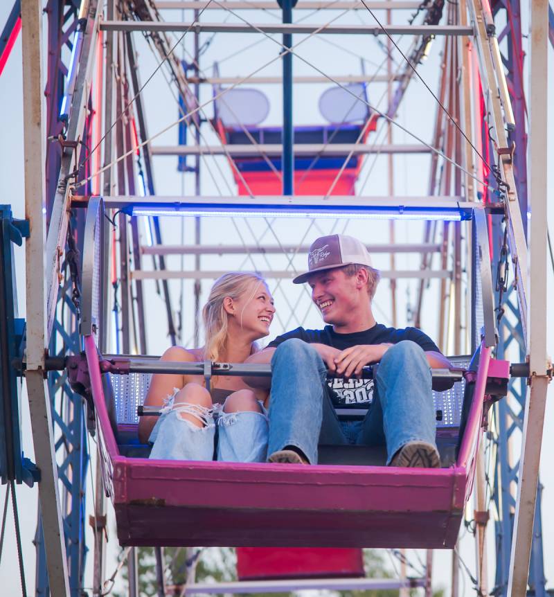 friday evening midway genesee county fair