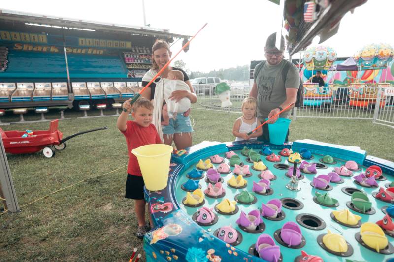 Genesee County Fair midway