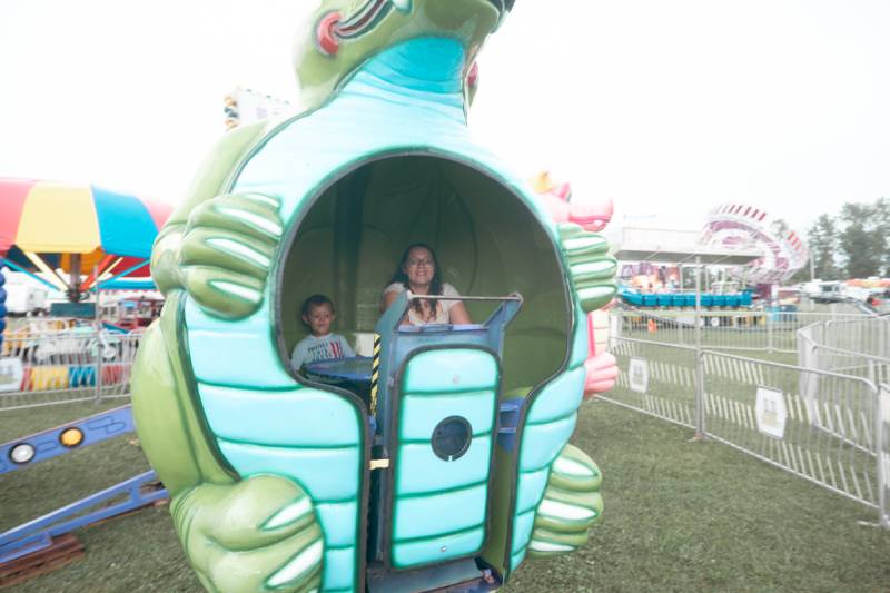 Genesee County Fair midway