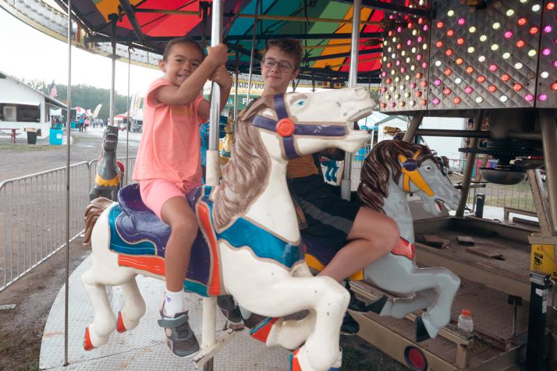 Genesee County Fair midway