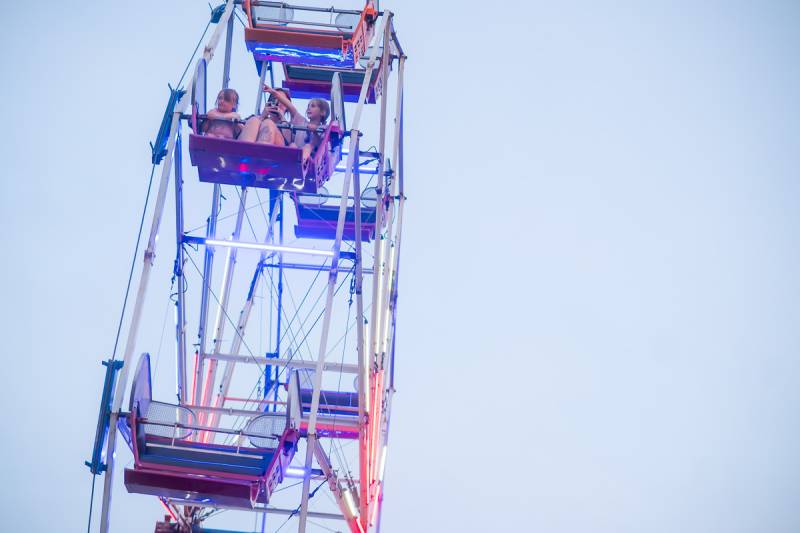 genesee county fair midway