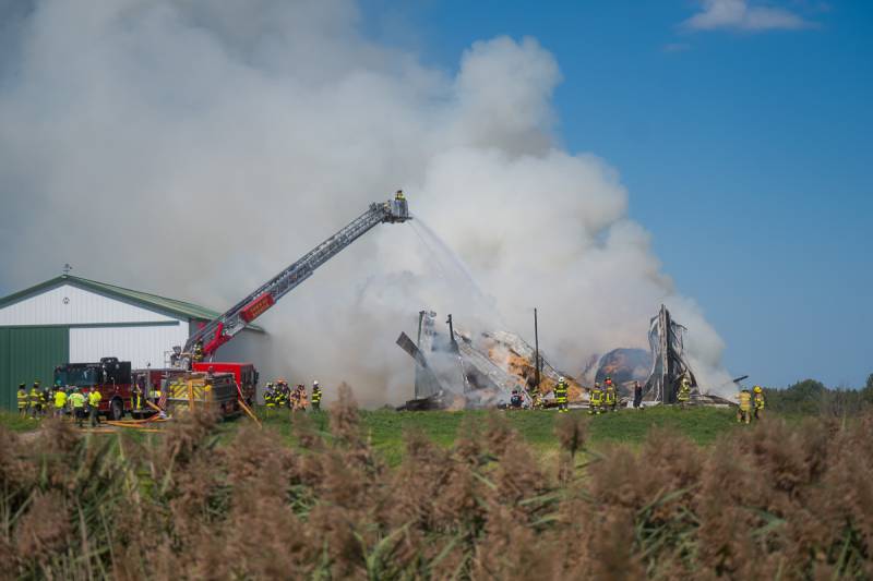 Barn fire bridge road elba