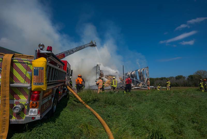 Barn fire bridge road elba