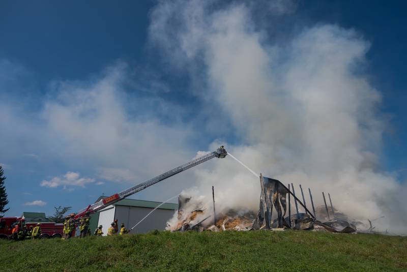 Barn fire bridge road elba