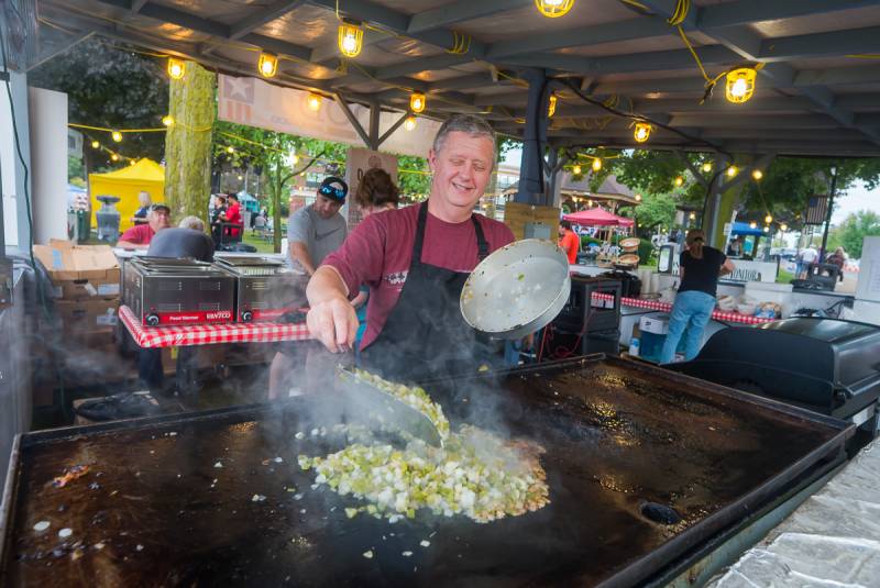 food vendors oakfield labor daze