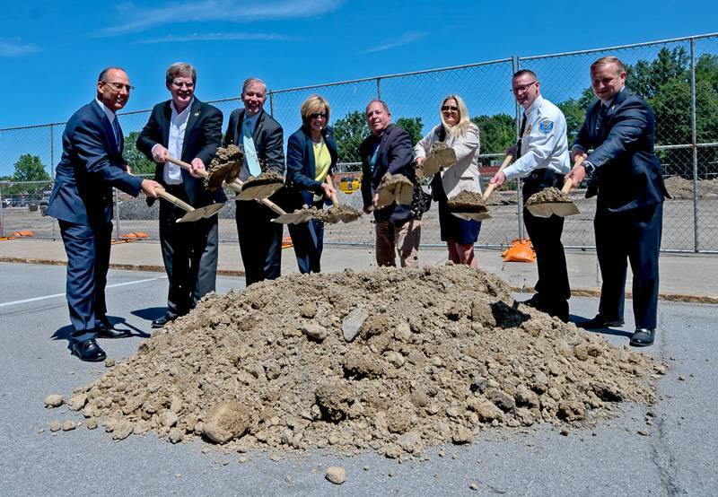 Batavia Police Station groundbreaking