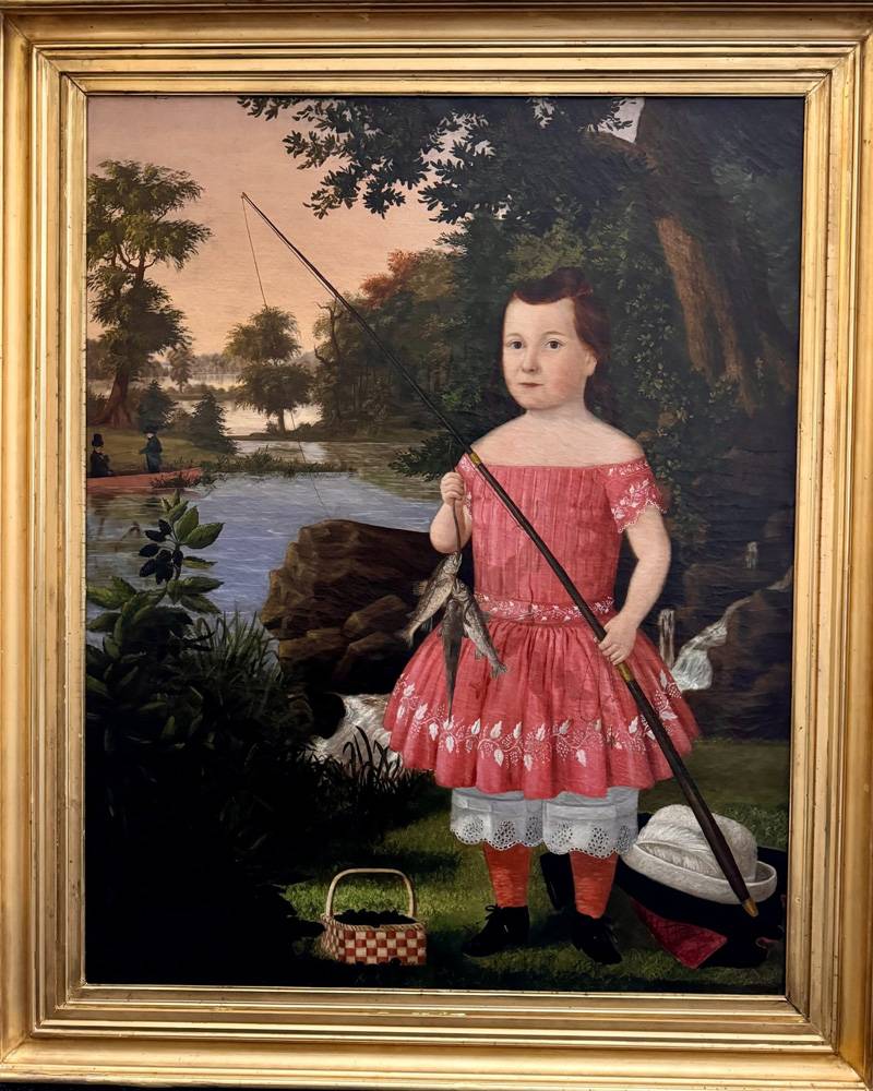 boy in dress painting Holland Land Office Museum