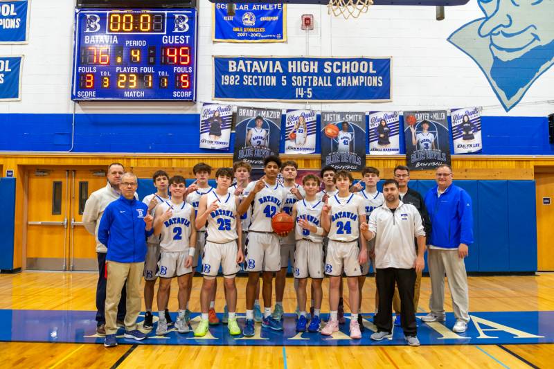  Batavia defeats Greece Odyssey on Wednesday evening at batavia High School to earn the Monroe County division four league championship.  Photo by Steve Ognibene