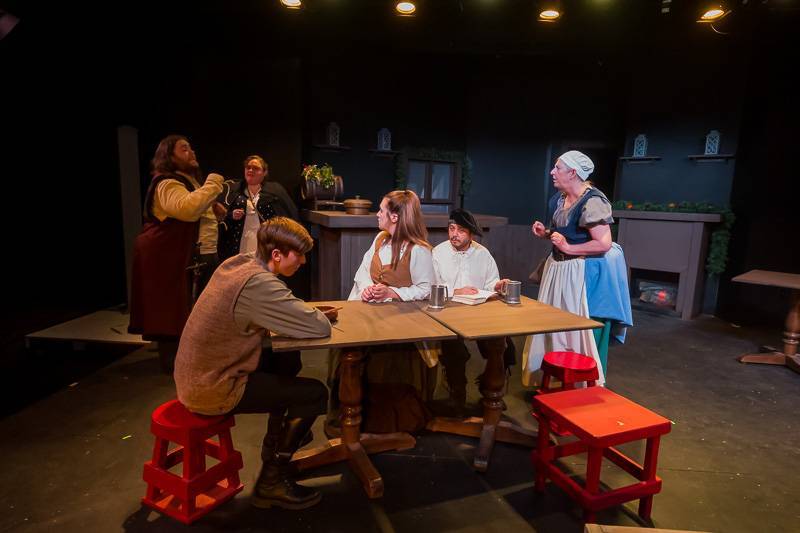 Batavia Players on stage Whirligig