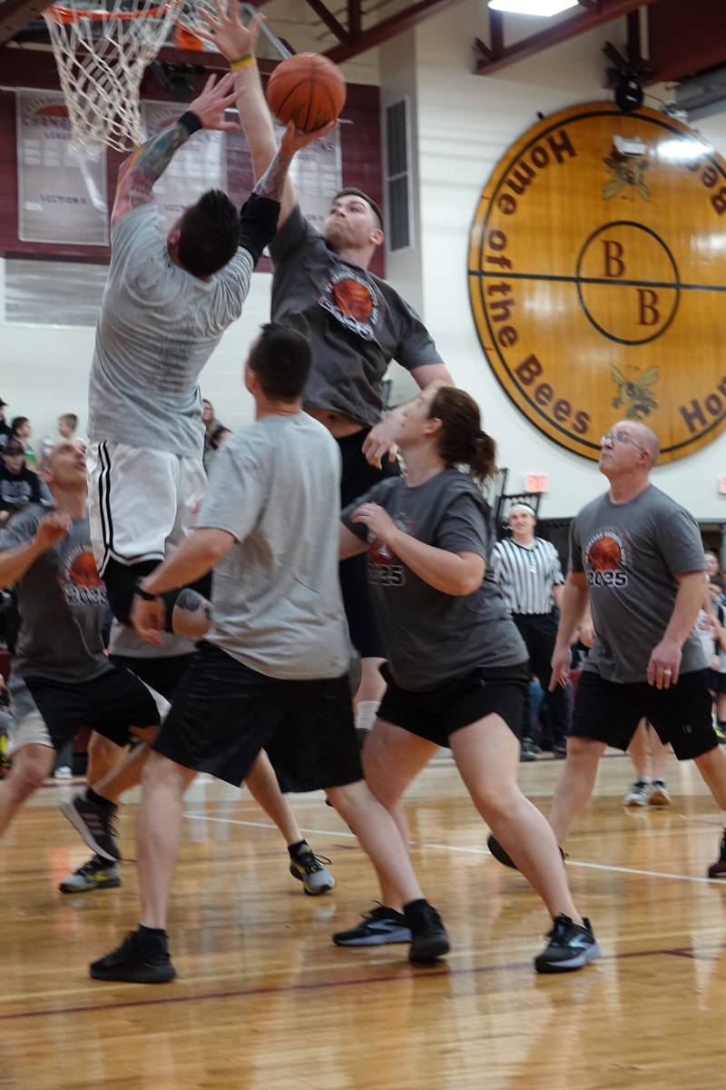 byron-bergen sheriff's office basketball game